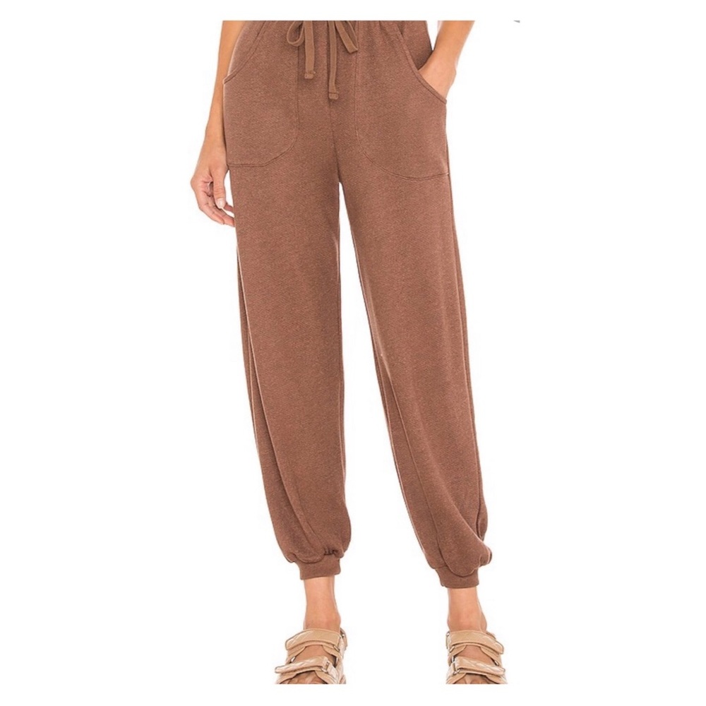 Lovers + Friends Rorie Sweatpants in Cognac, NWT
